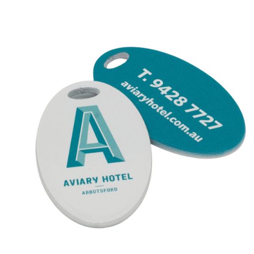 Custom Ellipse Key Tag