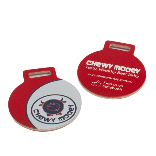 Custom Round Key Tag