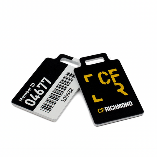 Custom Rectangle Key Tag for gyms